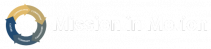 Mission in Motion in all white letters with flywheel graphic