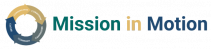 Mission in Motion with flywheel graphic
